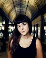Portrait of Anna, staff at Alice Euphemia, in Cathedral Arcade