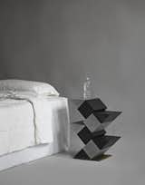 Jim Drain's nightstand, made of cedar, paint, and steel, was inspired by a 1918 Piet Mondrian painting.  Photo 6 of 11 in The Nightstand, Reinvented by Jaime Gillin