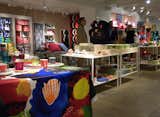 The Marimekko shop-in-a-shop is located on the second floor of the downtown San Francisco Crate & barrel. Items for sale range from tableware to bedding, bath linens, totes, napkins, notebooks, and more.