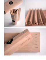Maude Bussières's pencil packaging concept keeps extra materials to a minimum. The triangular pencils fold together in tight formation to be displayed in stores as is and then tear apart along the perforations when you're ready to use one.