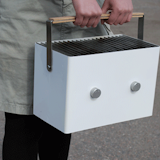 Aalto also designed the picnic grill in a double-wide size.