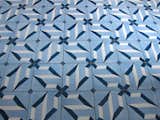 Perhaps the hotel's most distinctive features are the 30 custom tile patterns, which Ponti designed; they were executed by a local producer, Ceramica D'Agostino, in nearby Salerno. Our room featured the first pattern he conceptualized, which was purportedly his favorite.