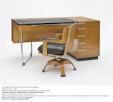 Kem Weber's 1939 desk and chair were shown at the Golden Gate International Exhibition in San Francisco in 1939.