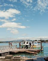 A short walk down the road, a ferry service carries passengers on the two-minute journey across the channel to the small town of Whitianga.