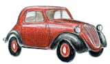 1936

Fiat 500 Topolino introduced.  Search “do500pa.blogspot.com” from Un'Introduzione al Disegno Italiano