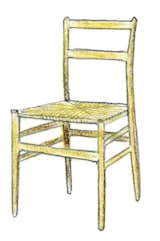 1957

Gio Ponti designs Superleggera chair.  Photo 21 of 61 in Un'Introduzione al Disegno Italiano