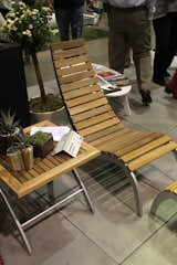Evoking a xylophone stretched over a curving, anthropomorphic form, chairs from the Amalfi collection by Bocabolo offered a chic respite for many a weary show traveler.  Photo 3 of 11 in From the Show Floor: Dwell Outdoor by Erika Heet
