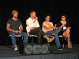 Fernando Gerscovich, Kevin Carney, Juan Gerscovich, and Jordan Kushins on stage at Dwell on Design.  Photo 2 of 3 in The Business Behind Indie Design