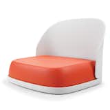Later this year, OXO will introduce its new Tot Booster Seat. The chair features a three-inch, urethane cushion (available in orange, green, or taupe) and a backrest that locks in place but can fold forward with the push of a button. Its flat stowaway form and the integrated handle let you carry it like a briefcase when you're on the move.