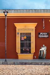 Located off a cobblestone street in downtown Oaxaca, blackbox beckons with intriguing objects in the window and street art on the outside wall.