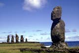 Easter Island is most famous for the hundreds of large carved monolithic statues, known as moai, that were created to represent ancestors by the Rapa Nui people from approximately the ninth to the seventeenth centuries AD.  Photo 3 of 6 in Easter Island's Visitor's Center