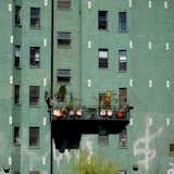 Green Wall, NYC shot by Loren Madsen in New York, New York.