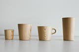 Oji Masanori’s wooden Kami cups and mugs are handcrafted in Japan and are made from castor aralia wood, shaped using a potter’s wheel and coated with a food safe resin.  Photo 7 of 9 in Design Shop Visit: Mjölk in Toronto