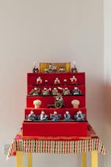 This collection of Japanese dolls adds a splash of color to the serene tatami room.  Search “japan” from A Piece of Home