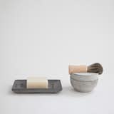 1. Concrete shaving kit by Lovisa Wattman for Iris Hantwerk. "There's something nice about taking time for yourself and the morning ritual of lathering up your traditional badger hair shaving brush, running hot water, and enjoying a good shave. This concrete set is made in Sweden and the brush is made by visually impaired craftspeople, the soap dish even says 'soap' in braille."  Photo 1 of 12 in Mjölk: Favorite Product Picks by Miyoko Ohtake