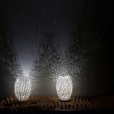 Nervous System covers the eco-issue by equipping the lamps with LED bulbs that only use 3.6 watts of electricity.