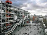 The Centre Georges Pompidou, Paris, France.  Photo 5 of 7 in Science Fiction Architecture