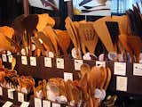 Every size and shape of wooden spoon was at the Jonathan's Wild Cherry Spoons booth.