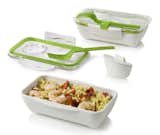 Never lose a fork or spill a meal with Black+Blum's snap-shut Bento Box.