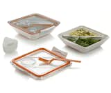 The Box Appetit is a larger version of the Bento Box with two compartments.