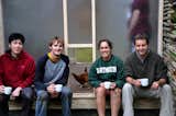 Five students participated in the inaugural program: Thomas Adamietz from North Dakota State University, Danielle D. Baez from Dartmouth College, Eric Barth from Bates College, Evan Deutsch from Middlebury College, and Erwin Sukamto from Rhode Island School of Design. Before the session began, Moskow and Linn decided the first project would be a chicken coop. "We were looking for a structure that could be something we could experiment with but something that also had a real program," Moskow says. One day during the week before the six-day program began, the students met with Moskow and Linn in their Boston office to brainstorm ideas. "There were lots of far-fetched ideas because none of the students had built anything and only two were in architecture school so it was a matter of reigning in some of the more complex ideas," Moskow says.  Photo 2 of 10 in Chicken Chapel by Miyoko Ohtake