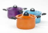 The Pasta Pot is now available in orange, blue, and purple.  Search “inhabitat contest enter now” from Bialetti Pasta Pot