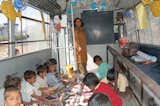 The School on Wheels in Pune, India is a mobile and adaptable classroom, 2000–present. Photo courtesy Vijay Gondi.