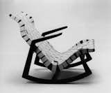 Here's an archival shot of the high-backed Rapson rocker.