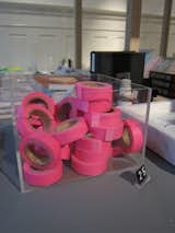 The only problem with Hay: I had sofa tastes, but a paper-tape budget. (I did buy a roll of this hot pink paper tape!).