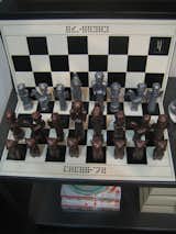 This chess set was pretty amazing: In it, the main Republicans and Democrats involved in the 1972 election make up the pieces. Donkeys and elephants are the pawns.