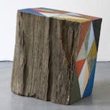 Serena Mitnick-Miller contributed these hand-painted reclaimed wood block sculptures (price upon request).