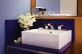 The bathrooms follow suit with the brilliance of the rest of the property. Again, bold colors mark the walls.