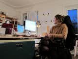 Here's Sempé in her pleasantly cluttered home studio in Paris, where she works with a handful of assistants.