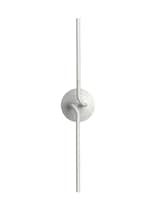 Light Spring forms part of a series of wall lamps by Flos which feature a very simple and linear design and a die-cast, painted tubular aluminum body.