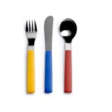 Three-piece children's utensil set by David Mellor for Heath Ceramics, $56.00.  Photo 3 of 5 in New Kids' Line from Heath by Diana Budds