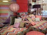 The Missoni Home booth at Maison & Object was, as expected, a riot of color and print. I noticed a lot of thickly-spun knit this year, including photorealistic patterns in addition to the real thing.