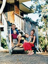Another one of our favorite projects is this Noosa, Australia home of the New Zealand-born painter Stefan Dunlop and his family. The airy and elevated building was designed by their new next-door neighbors, who happened to be architects.
