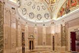 The marble and mosaic entrance rotunda received a thorough cleaning during the museum's $106 million renovation and expansion.