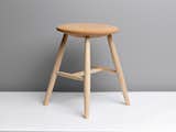 The ash and cork Drifted stool by Lars Fjetland for Discipline.