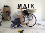 "Our first model is already at our shop, a hand-built bike crate. The hand-built model will be our flagship model with a limited production sold at selected retailers only. The four other models are consumer models and will be sold and distributed widely along with our big range of affordable accessories."  Photo 5 of 8 in MAIK's Experimental Danish Design by Jaime Gillin