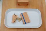 Though Eugene, Oregon-based Studio Gorm (aka John Arndt and Wonhee Jeong Arndt) is best known for their Peg series—modular furniture with swappable legs and table bases—they work at smaller scales, too. Witness their new and simple wallet and key holder, made of vegetable tanned leather and elastic.
