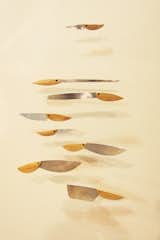 Spanish industrial design duo Mermelada Studio presented their foray into tableware with their Birds knives collection.