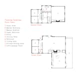The floor plan.  Leslie Divoll Inc. Architecture and Design’s Saves from Hope Floats