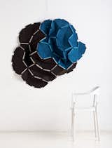 Clouds, Kradat, 2009. Modular partition unit, thermo compressed foam and fabric, coinjected rubberband. 500 × 10 × 300 mm/19.7 × 0.4 × 11.8 inches; Kvadrat, Denmark