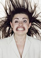 What happens to the human face in gale force winds.