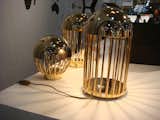 Autoban's new collection for De La Espada included these gold-plated Pill lamps. Though not brass, the objects are indicative of the warmed-toned metallics we saw throughout the fair. (Read more about the Turkish design duo here.)