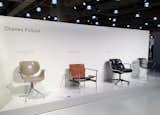 The Bernhardt Design booth was a showstopper, combining a display of Charles Pollock's previous work, including chairs for Knoll and George Nelson Studio. (Read more about Pollock's first design in 30 years, produced by Bernhardt this year, here.)