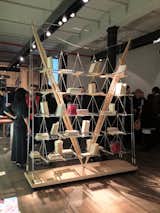 The Veliero bookshelf by Franco Albini made its U.S. debut at Cassina's SoHo showroom on Tuesday, May 1st.