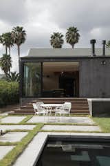 The backyard of Thompson's house.