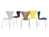 The Series 7 chair, designed by Arne Jacobsen in 1955 and today one of Fritz Hansen's most frequently knocked-off products.